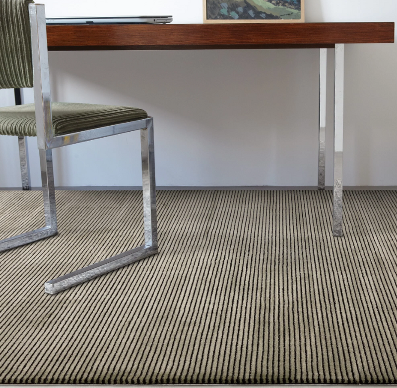 Kuza Plain Stripe Rug Collection - Multiple Colours Available