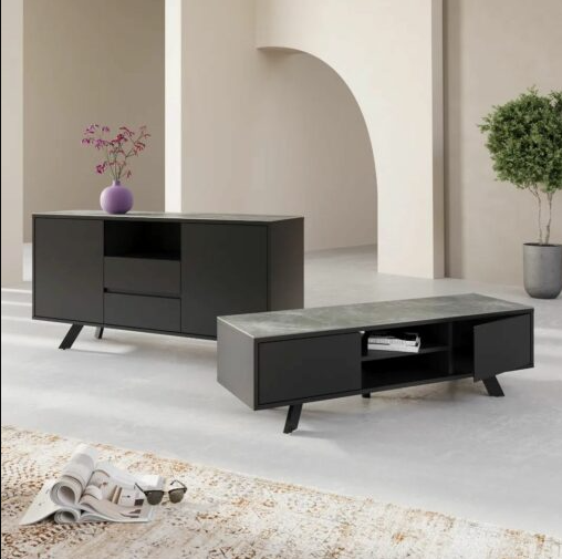 Azzaro Living Collection - Matte Grey
