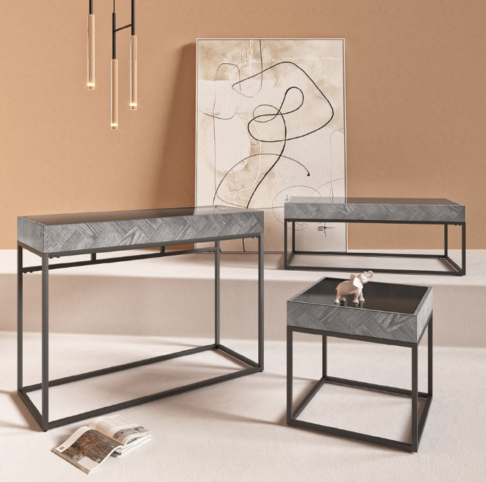 Ebony Occasional Tables - Black