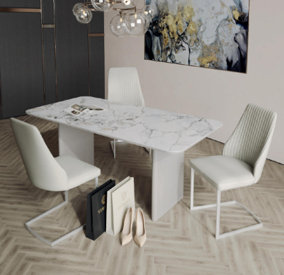 Milano Dining Collection - Gloss White