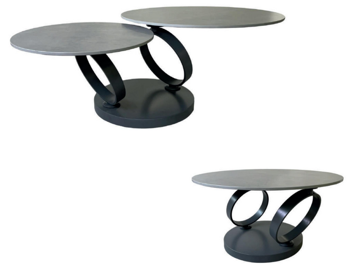 Olympia Occasional Tables - Matte Grey