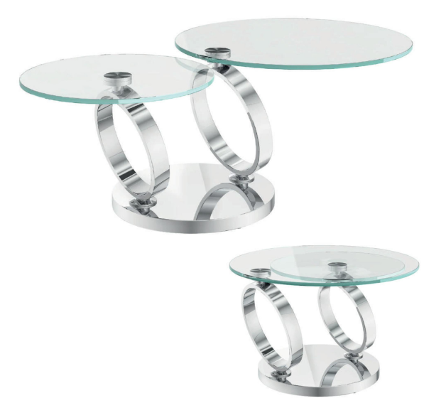 Olympia Occasional Tables - Clear
