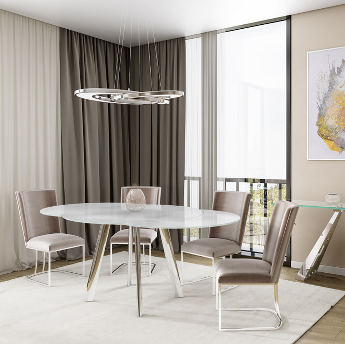 Omega Swivel Extension Dining Table Collection