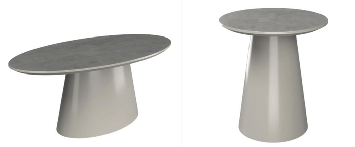 Simoni Occasional Tables - Light Grey