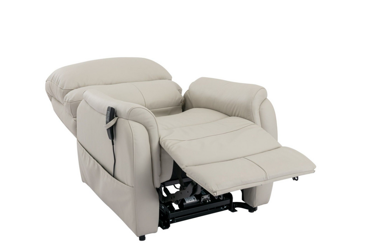 Normandy Riser/Recliner - Cream Leather