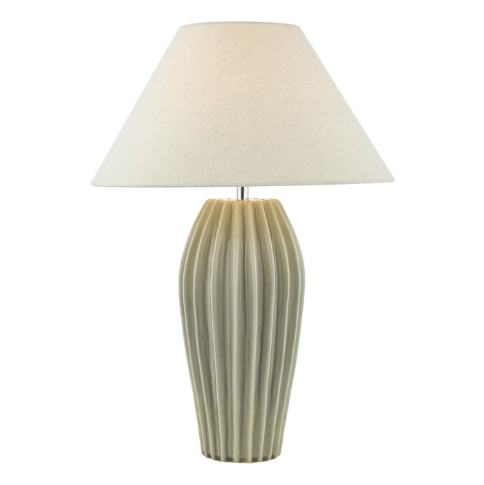 Rosario Table Lamp - Grey Crackle