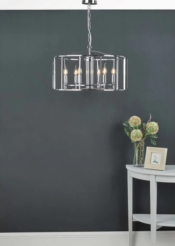 Myka Pendant Collection - Polished Chrome