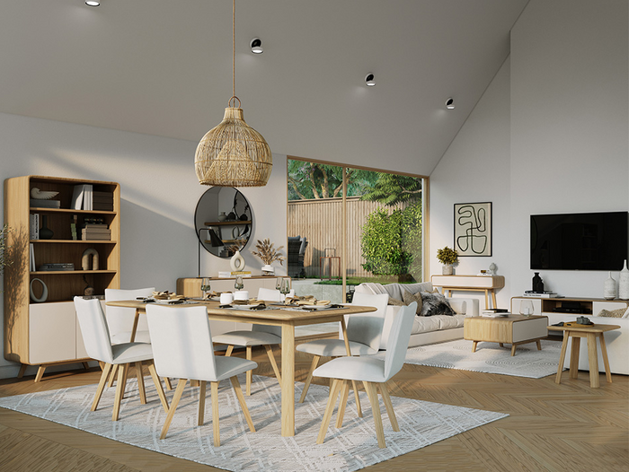 Arrochar Dining Collection - White Oak