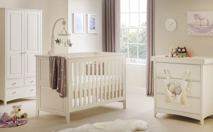 Cameo Nursery Collection - Stone White