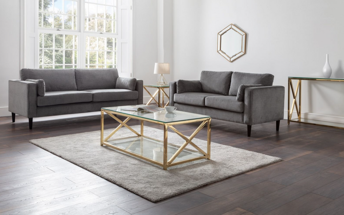 Hayward Upholstery Collection - Grey Chenille