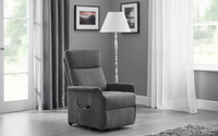 Helena Rise and Recline Chair - Charcoal