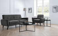 Loft Occasional Tables - Smoked Glass