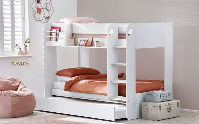 Mars Bunk and Underbed - All White