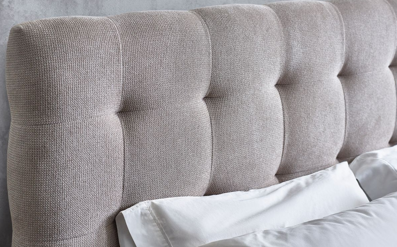 Odette Bed - Light Taupe