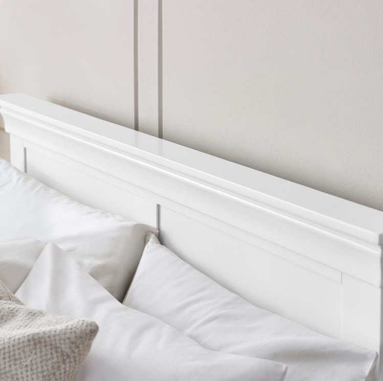 Clermont Beds - Surf White