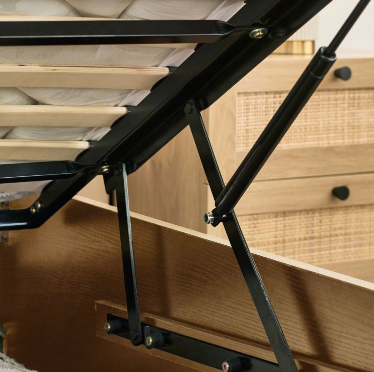 Padstow Ottoman Beds - Oak