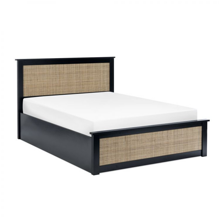 Padstow Ottoman Beds - Black