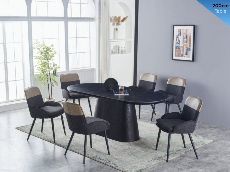 Calgary Dining Table - Black