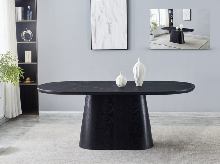 Calgary Dining Table - Black