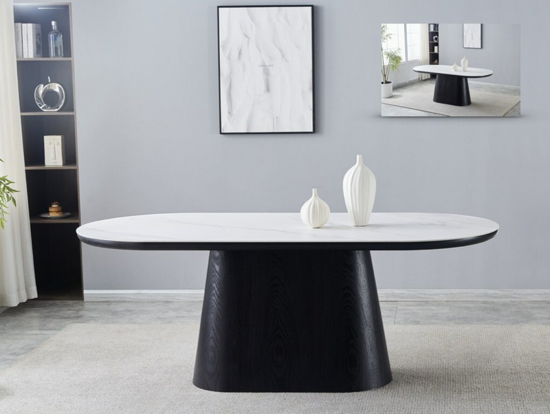 Calgary Dining Table - White