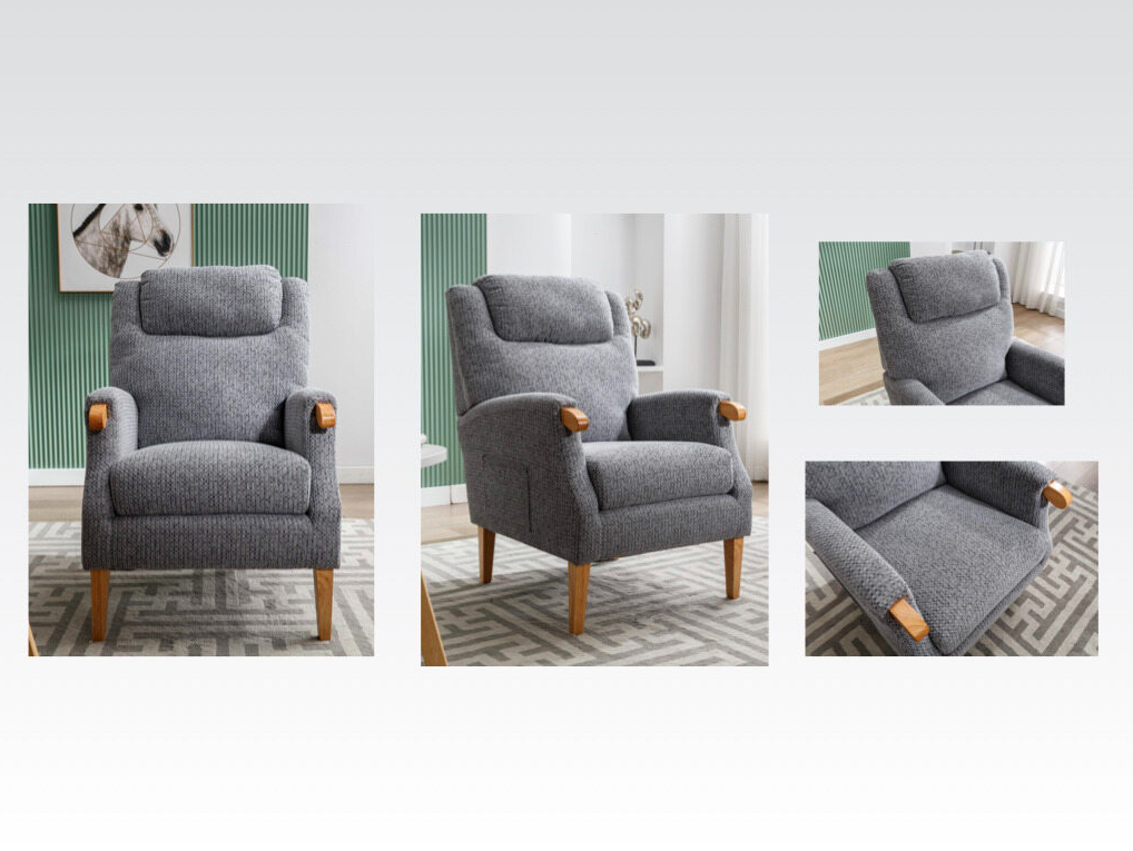 Lisbon Upholstery Collection - Steel Blue