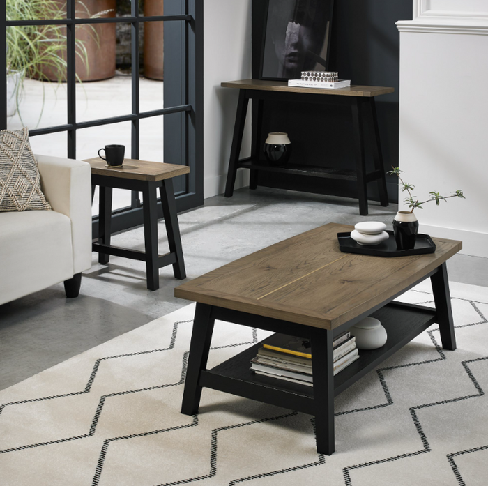 Camden Living Collection - Weathered Oak/Peppercorn