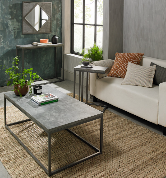Renzo Living Collection - Zinc and Dark Grey