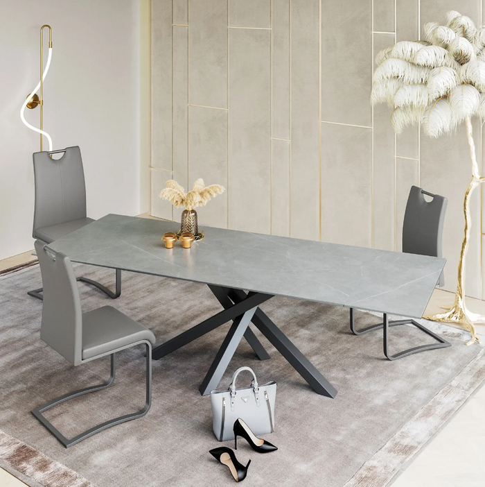 Brando Dining Collection - Matte Grey