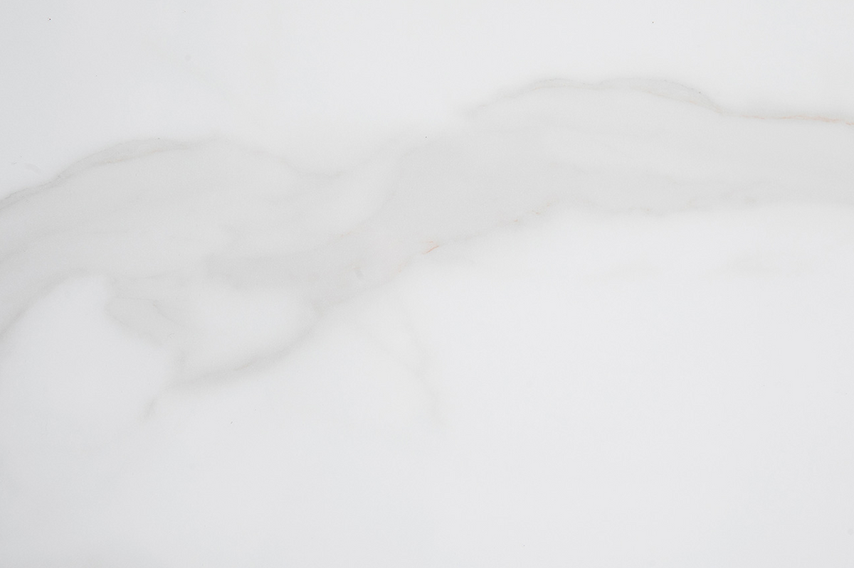 Circe Dining Table Collection - White Marbled Glass
