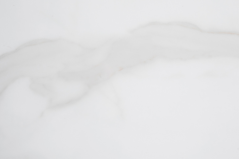 Circe Dining Table Collection - White Marbled Glass