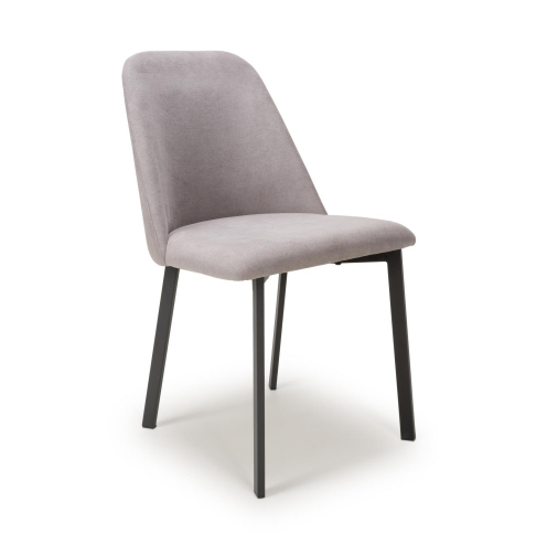 Linden Dining Chair Pair - Light Grey