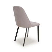 Linden Dining Chair Pair - Light Grey