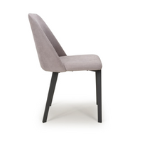 Linden Dining Chair Pair - Light Grey