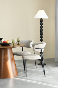 Marisa Dining Chair (pair) - Tweed Oatmeal