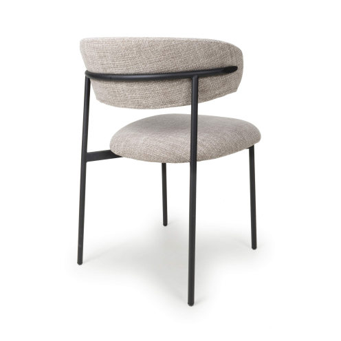Marisa Dining Chair (pair) - Tweed Oatmeal