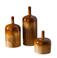 Vormark Ornamental Vases (Set of 3) - Brown *IN STOCK*