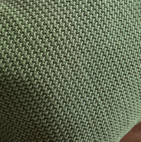 Moss Stitch Pom Pom Cushion - Olive *IN STOCK*