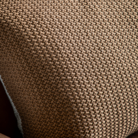 Moss Stitch Pom Pom Cushion - Tan *IN STOCK*