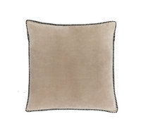 Nico Velvet Cushion - Taupe *IN STOCK*