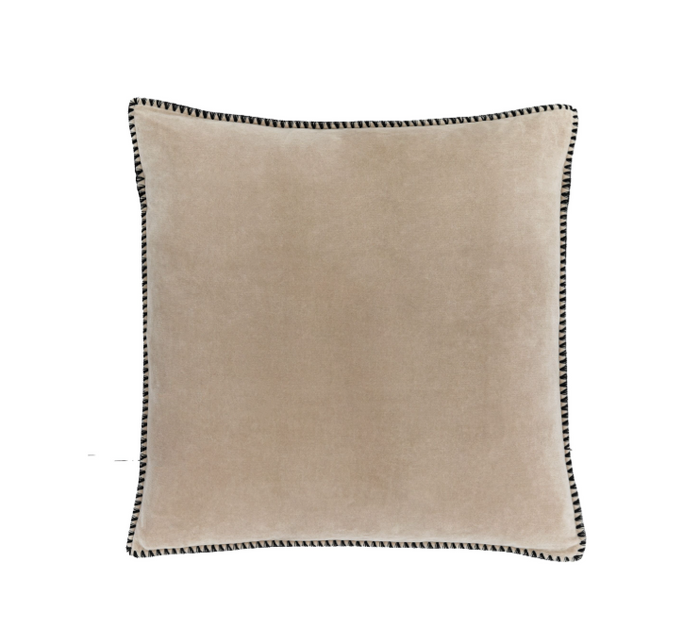 Nico Velvet Cushion - Taupe *IN STOCK*