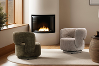 Koa Swivel Accent Chair - Mink