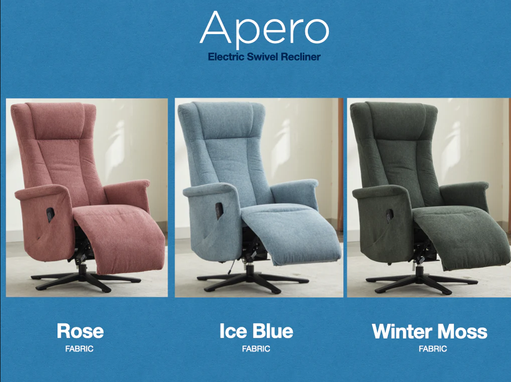 Apero Upholstery Collection - Ice Blue