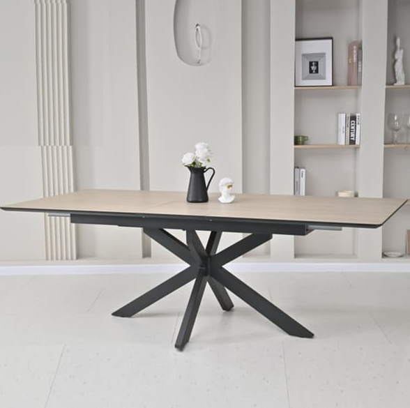 Infiniti Dining Table Collection - Dune Oak
