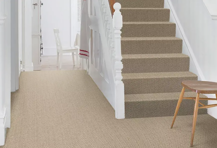 Alternative Flooring - Wool Herringbone
