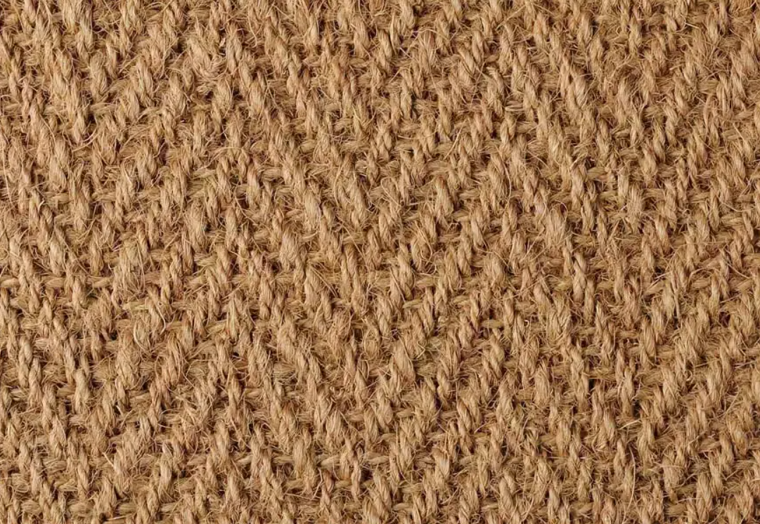 Alternative Flooring - Coir Herringbone Natural