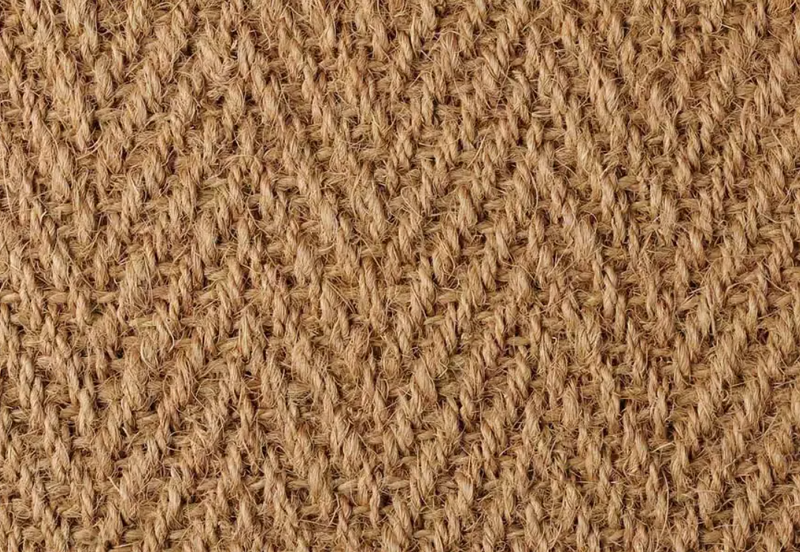 Alternative Flooring - Coir Herringbone Natural