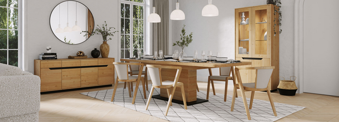 Paxton Living and Dining Collection - White Oak