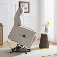Barcelona Quad Motor Riser Recliner - Sandy Fabric