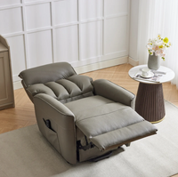 Barcelona Quad Motor Riser Recliner - Taupe Fabric