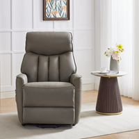 Barcelona Quad Motor Riser Recliner - Taupe Fabric